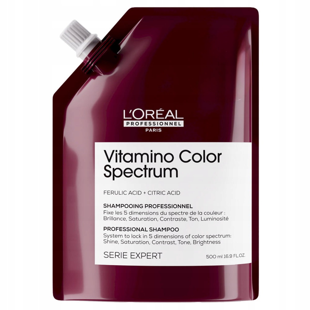 Loreal Vitamino Color Spectrum šampon pro barvené vlasy 500 ml Refill