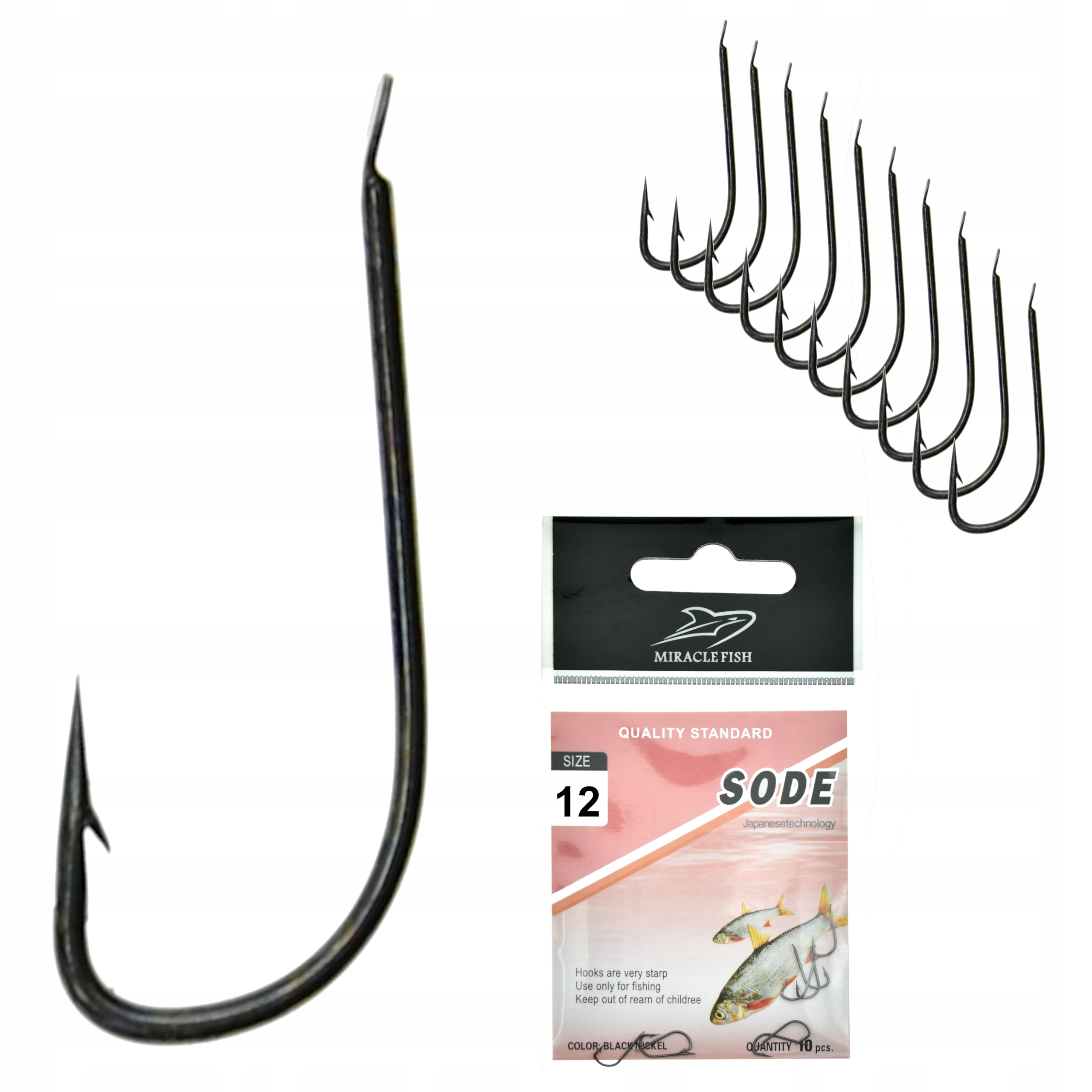 

Zestaw Haczyków Haczyki Sode z łopatką nr 12