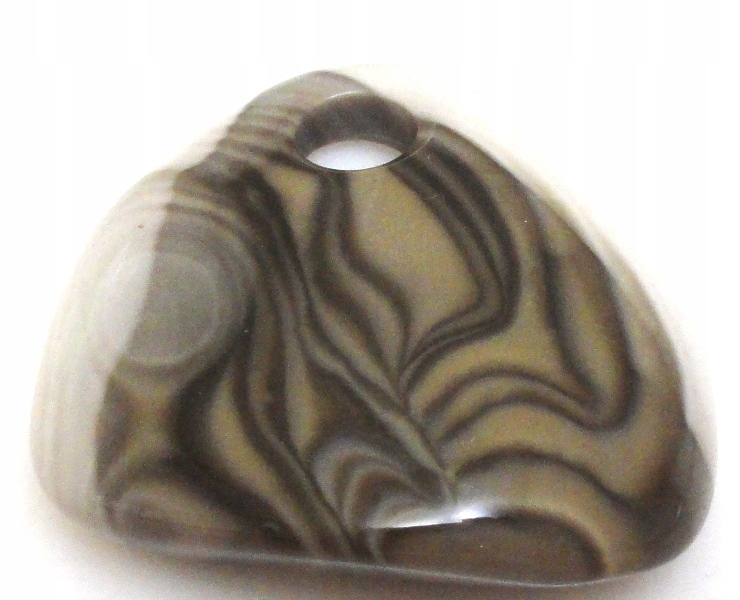 Křemík pruhovaný – přívěsek – 54x50 mm