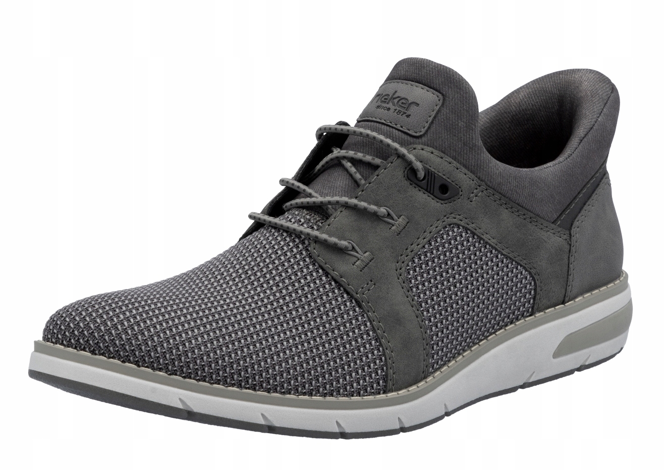 Rieker 11358-42 vel.41 šedé pánské polobotky Ready2GO