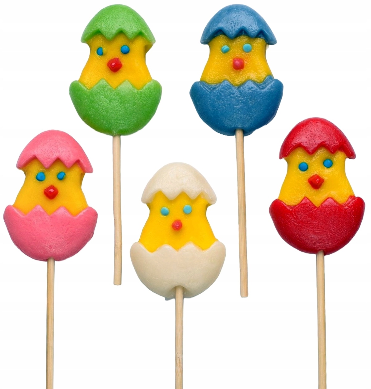 Levně Lízátka Velikonoční kuřátka Ideální na Vánoce do košíčku 35 g x 30 Kusů