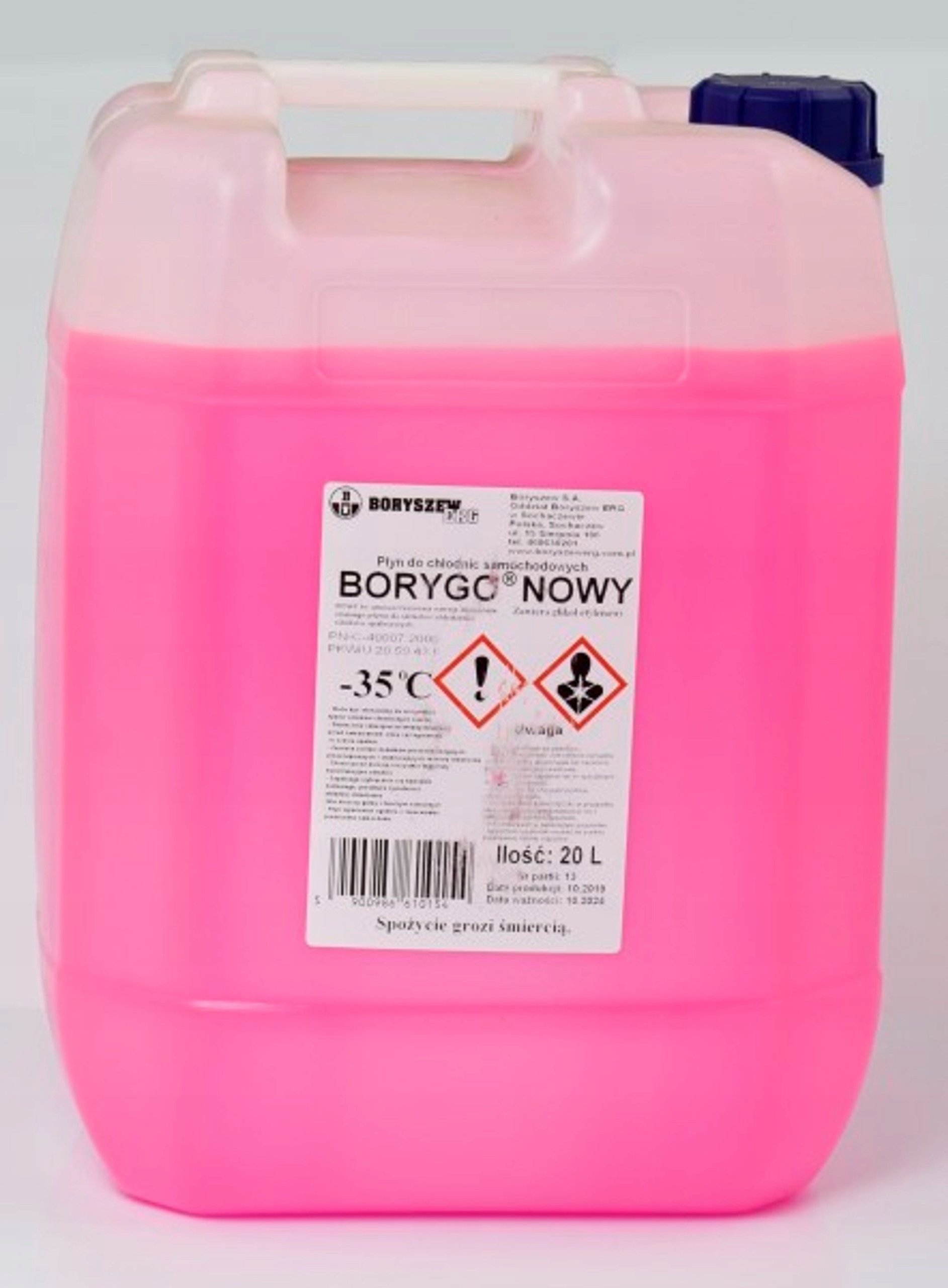 Plyn Do Chlodnic Borygo Nový 20L Rozové Borygo