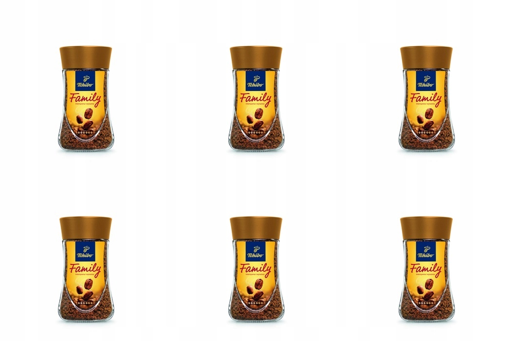 6x 100g Tchibo Family Kawa rozpuszczalna Karton