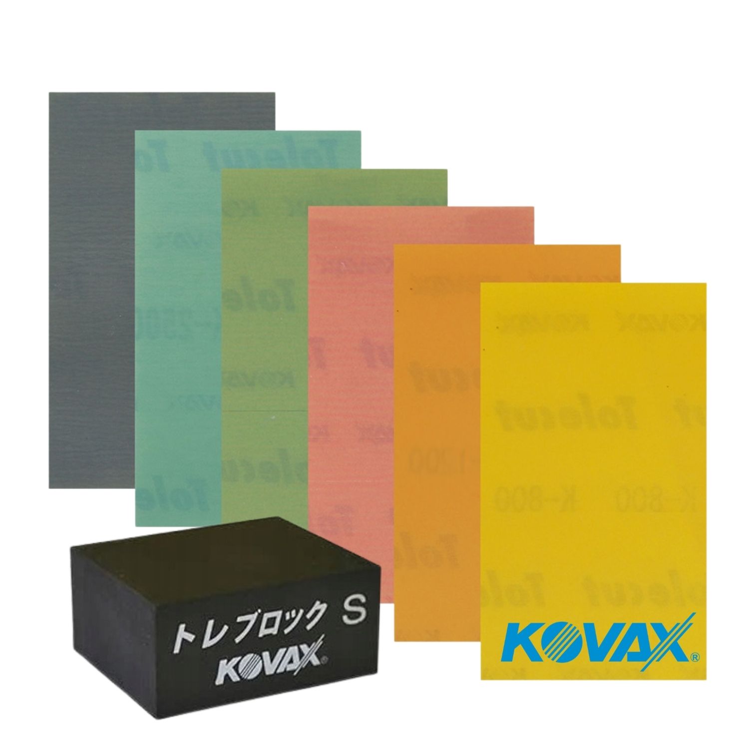 Kovax Tolecut Zestaw 6 arkuszy klocek szlifierski