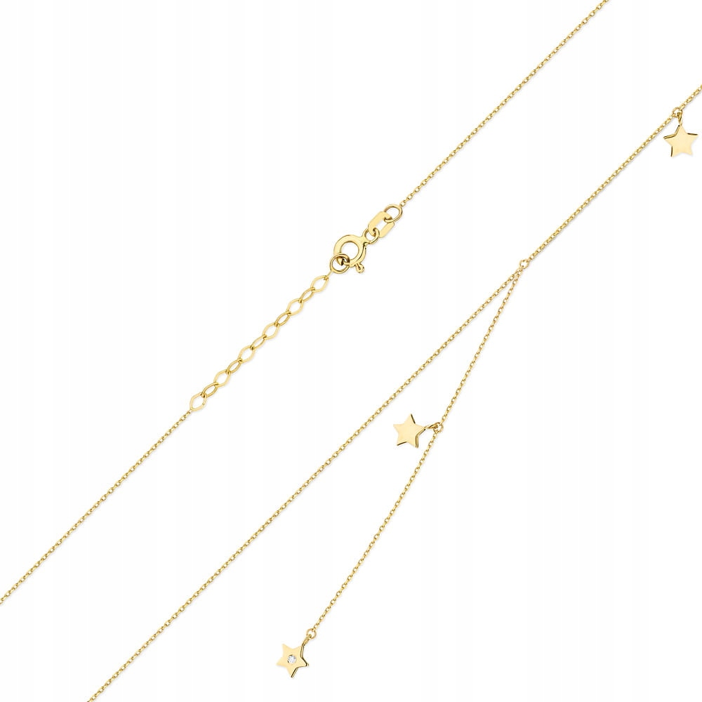 ZŁOTA CELEBRYTKA Z BRYLANTEM pr. 585 Marka Inna marka