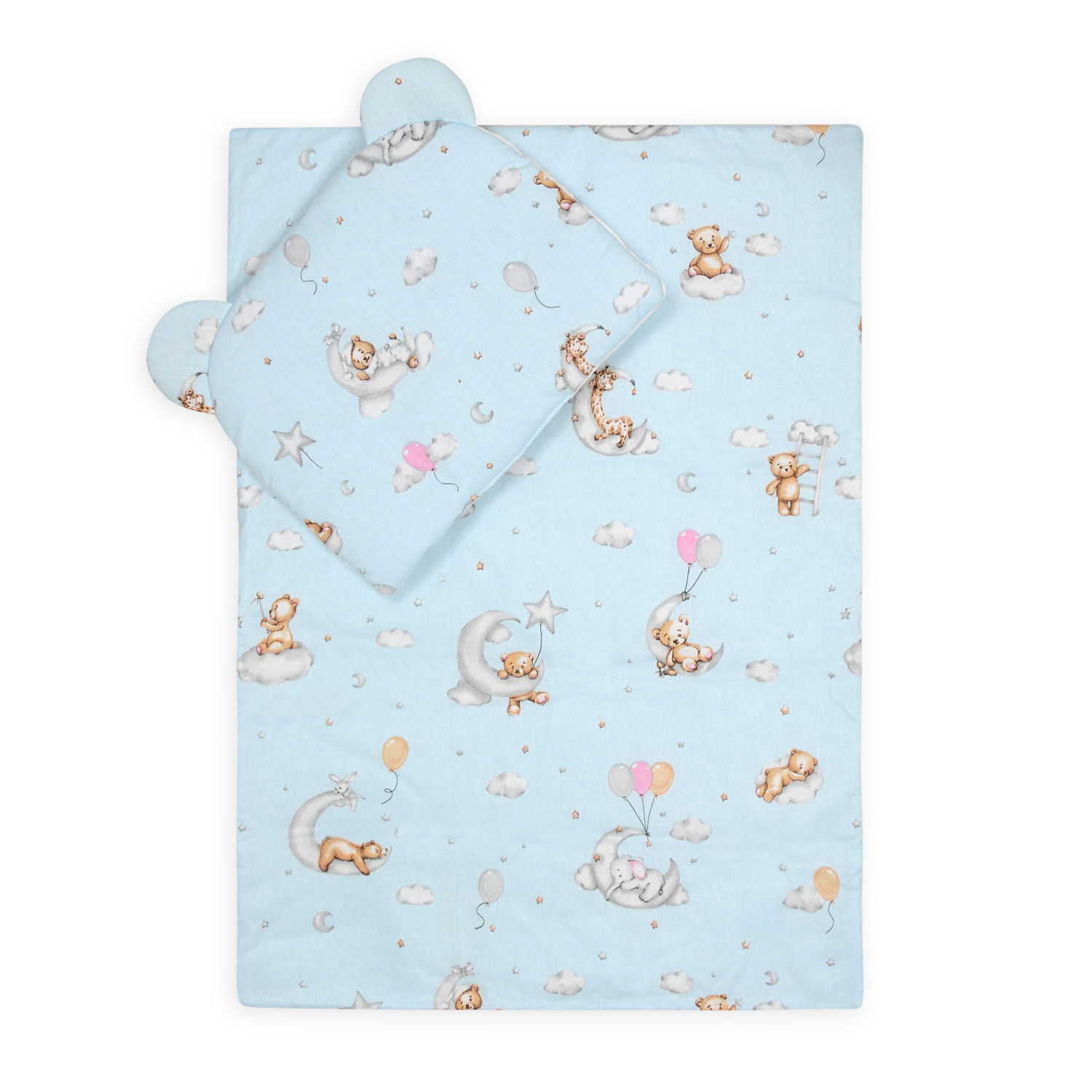 KOMPLET POŚCIELI Z WYPEŁNIENIEM DO GONDOLI WÓZKA KOŁYSKI BAWEŁNA+MUŚLIN