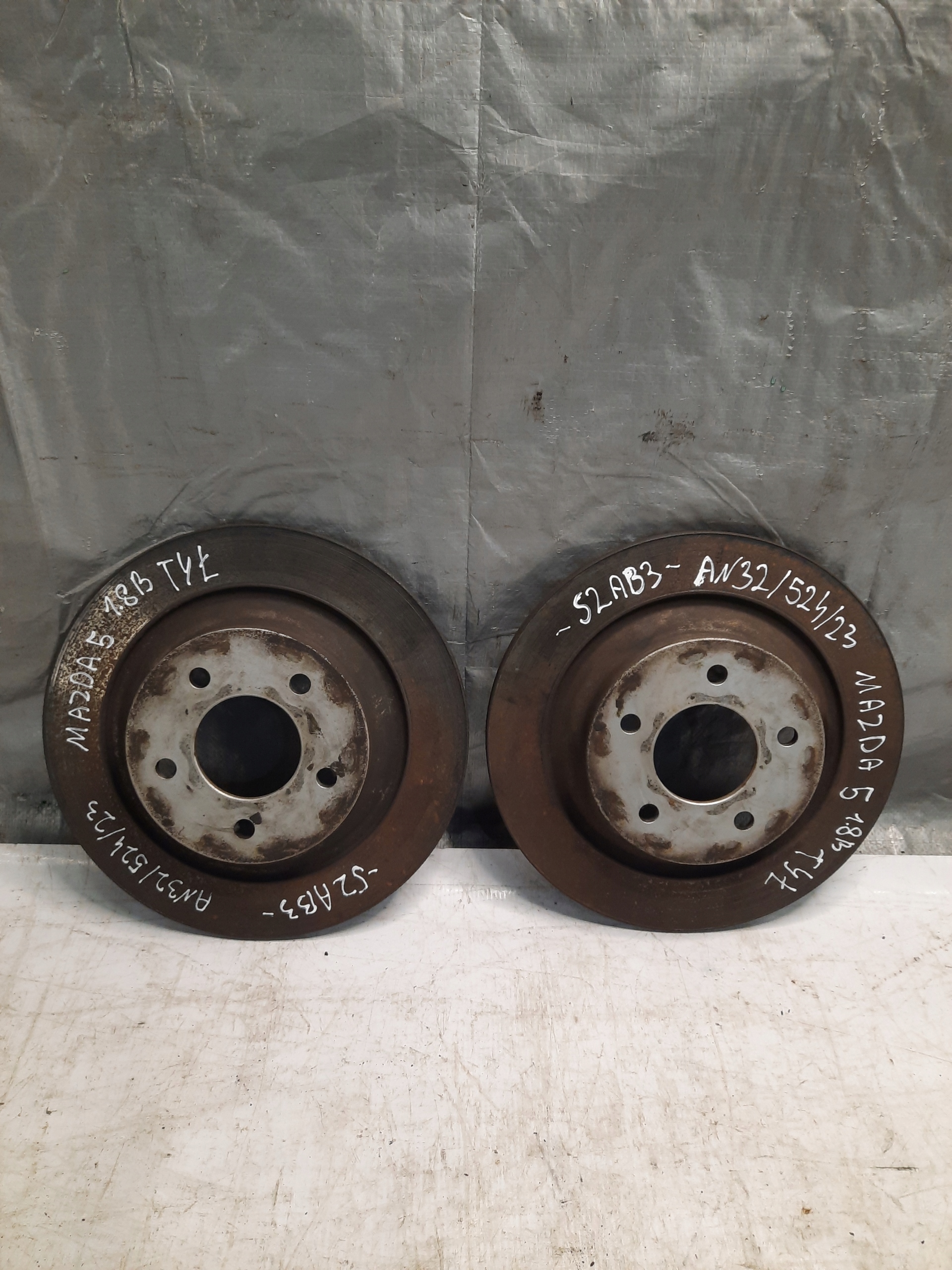 Bremsscheibe bremsen 2SZT TYLTYLNE MAZDA 5 1.8 B