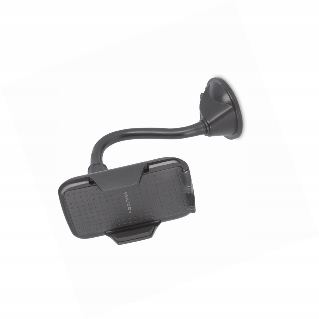 Uchwyt na telefon do samochodu na szybę z długim pałąkiem