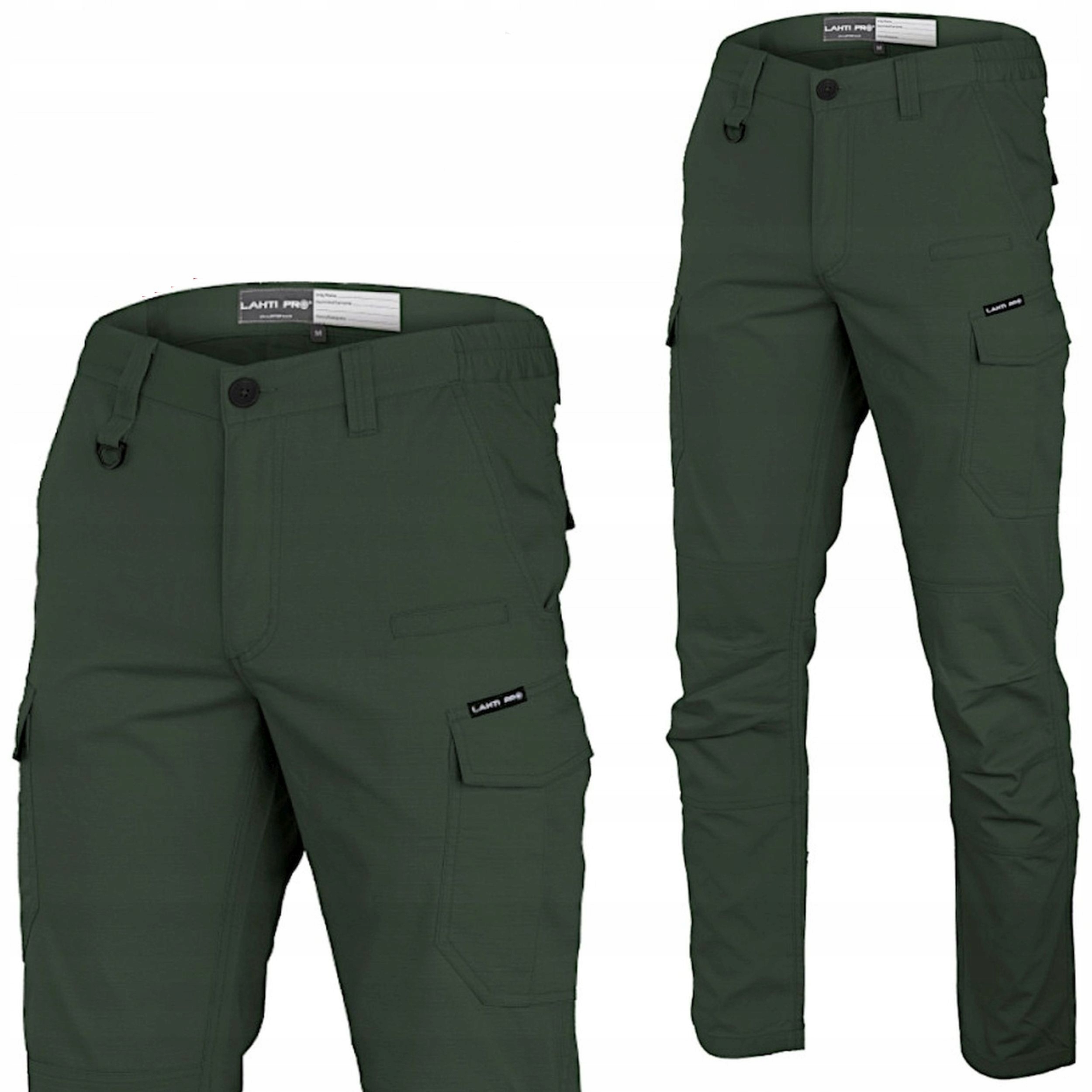 Lahti Pro Spodnie robocze bojówki zielone r. XXL