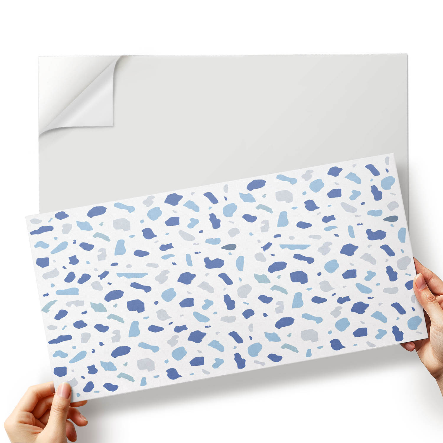 Vinylové obklady na zeď Vzor s skvrnami v abstraktním stylu 10x40x20 cm