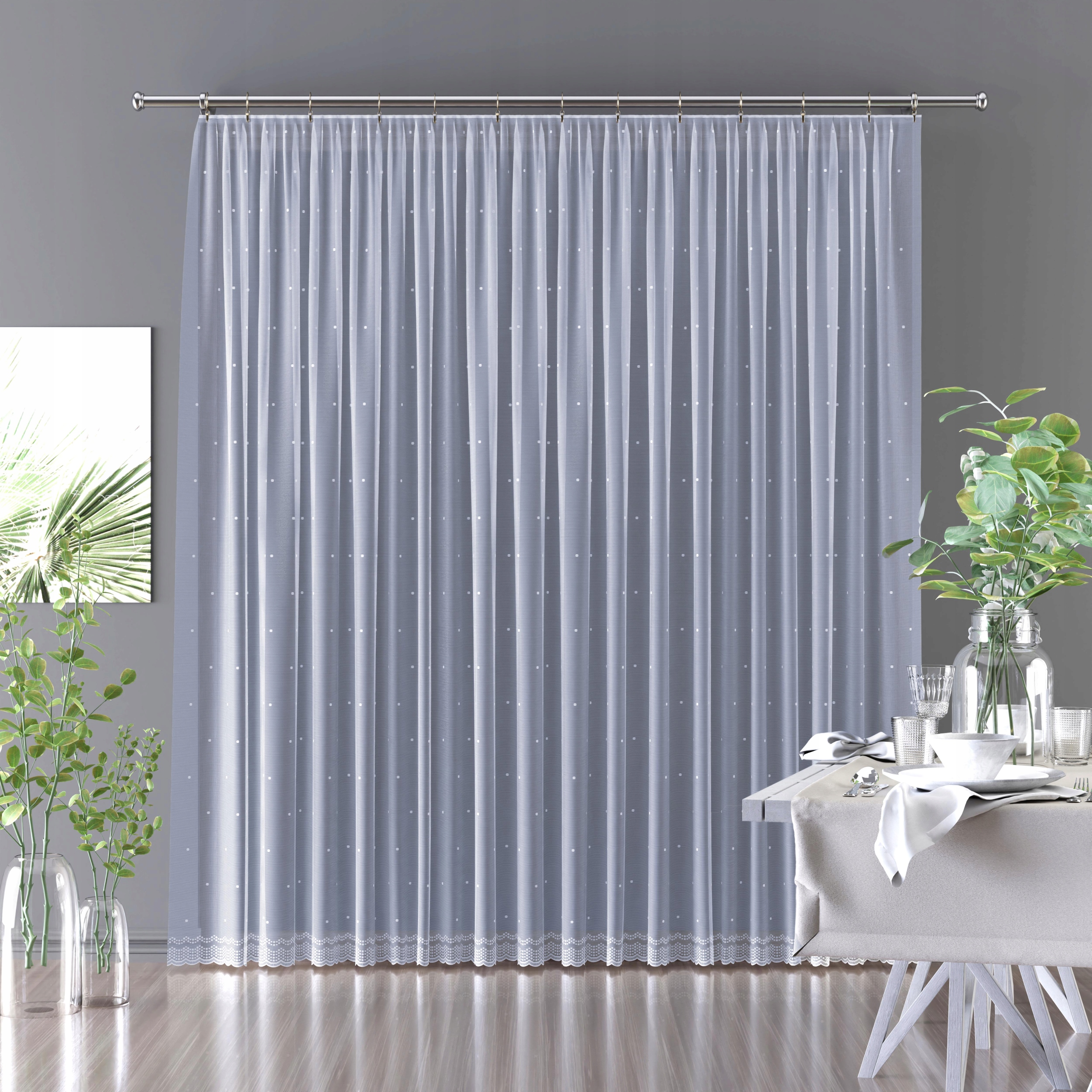 Firana wzór 628d124 rozm. 300x160cm (z obszyciem) Kod producenta Homeekorator