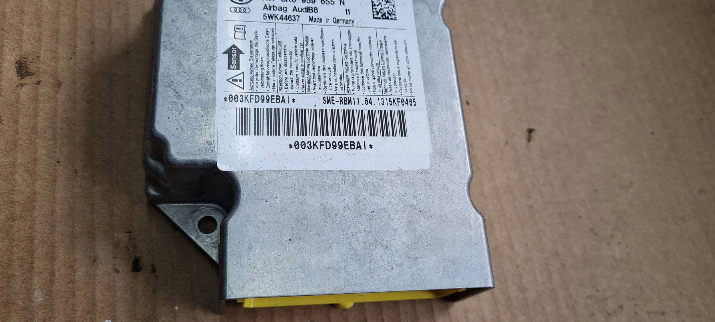 S5 8T A5 LIFT modul SENSOR AIRBAG 8K0959655N A4 B8 Q5