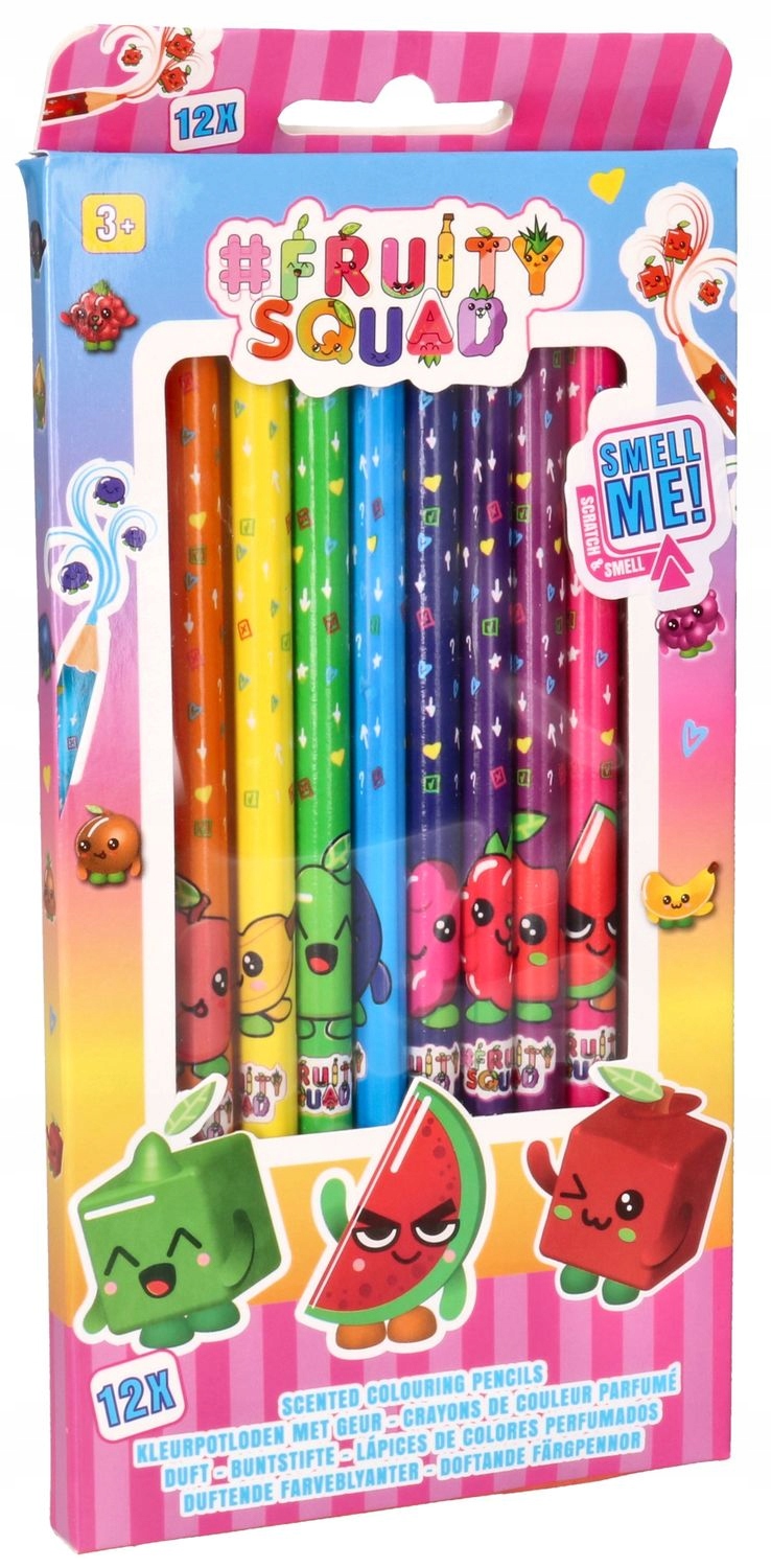 

Pachnące kredki Fruitysquad 12szt 5430