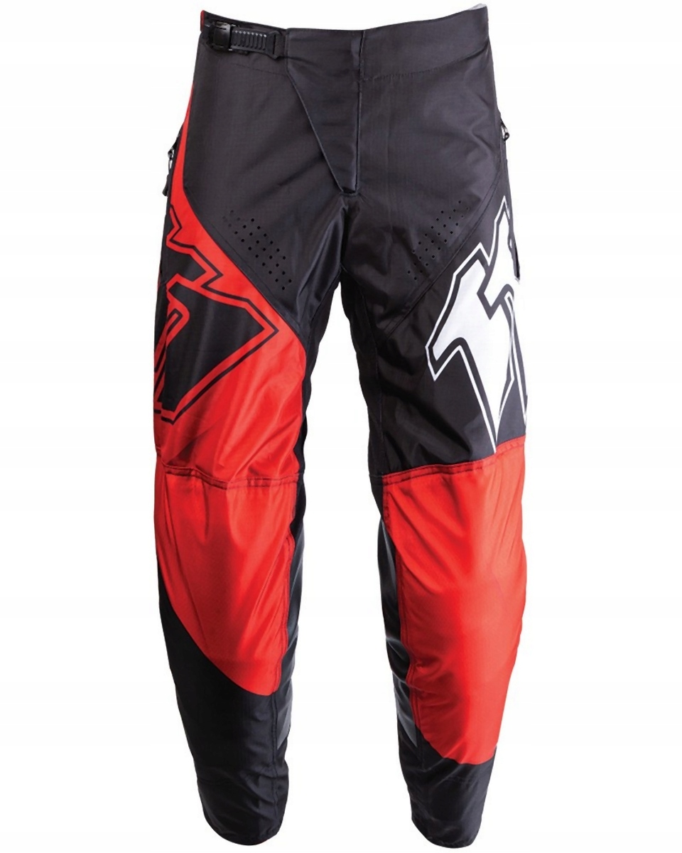 111 Racing Moto nohavice 111.3 Redrisk Farba Čierna/Červená/Oranžová