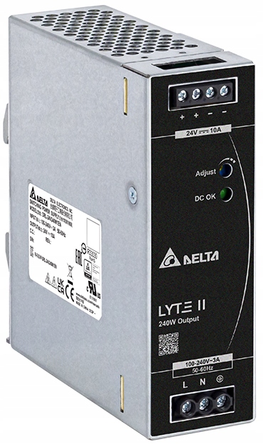 

Zasilacz Na Szynę Din 240 W 24 V Delta Electronics