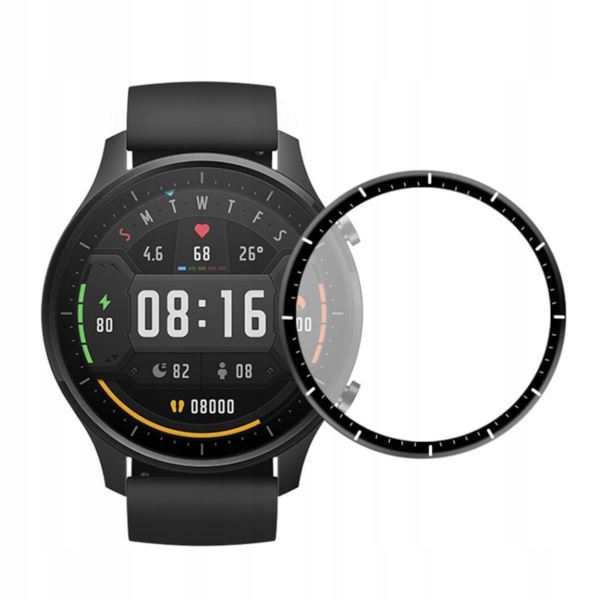 

9H Szkło Hartowane do Garmin Venu 2S 5D Cf czarne