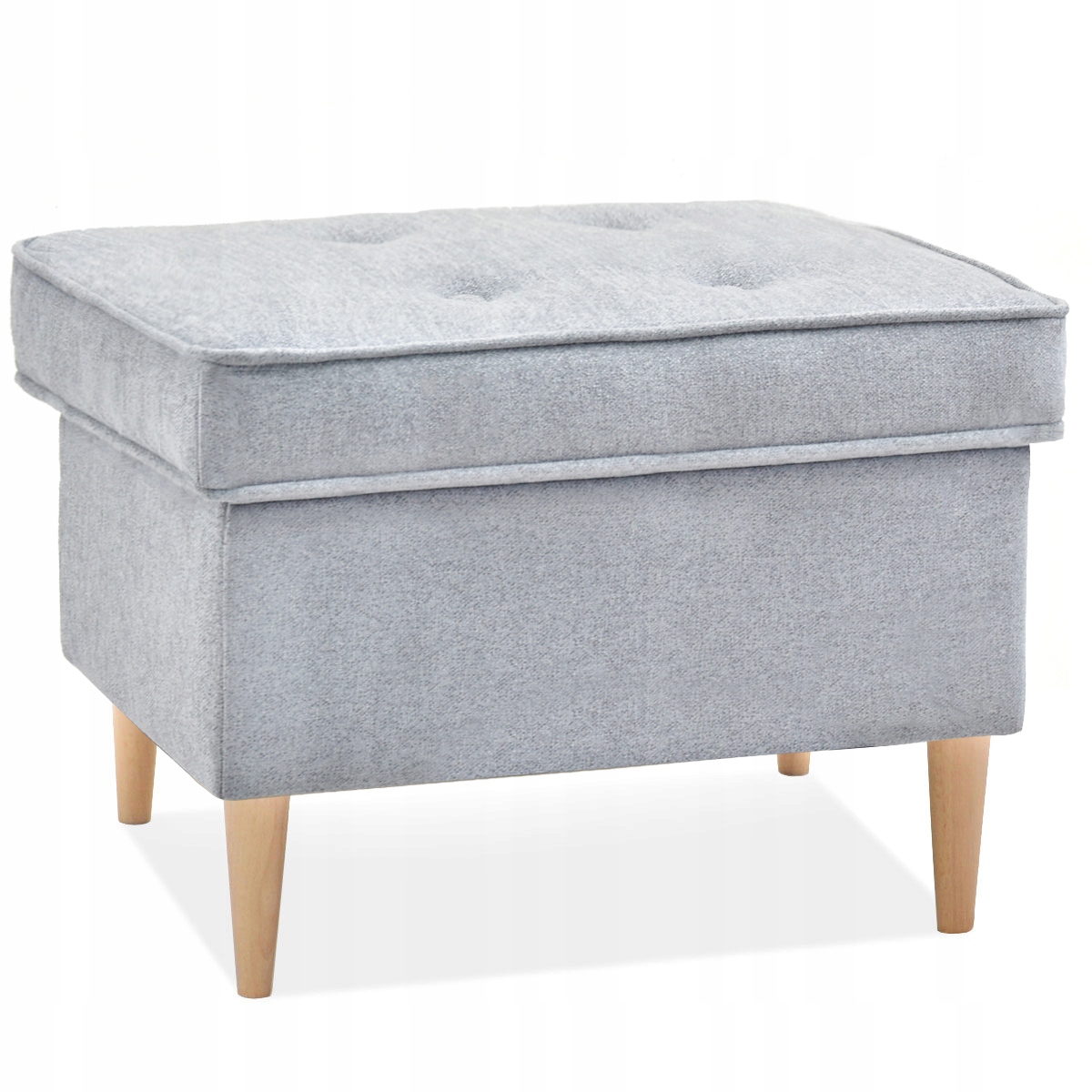 SKANDYNAWSKI PODNÓŻEK DO POKOJU MALMO JASNY SZARY