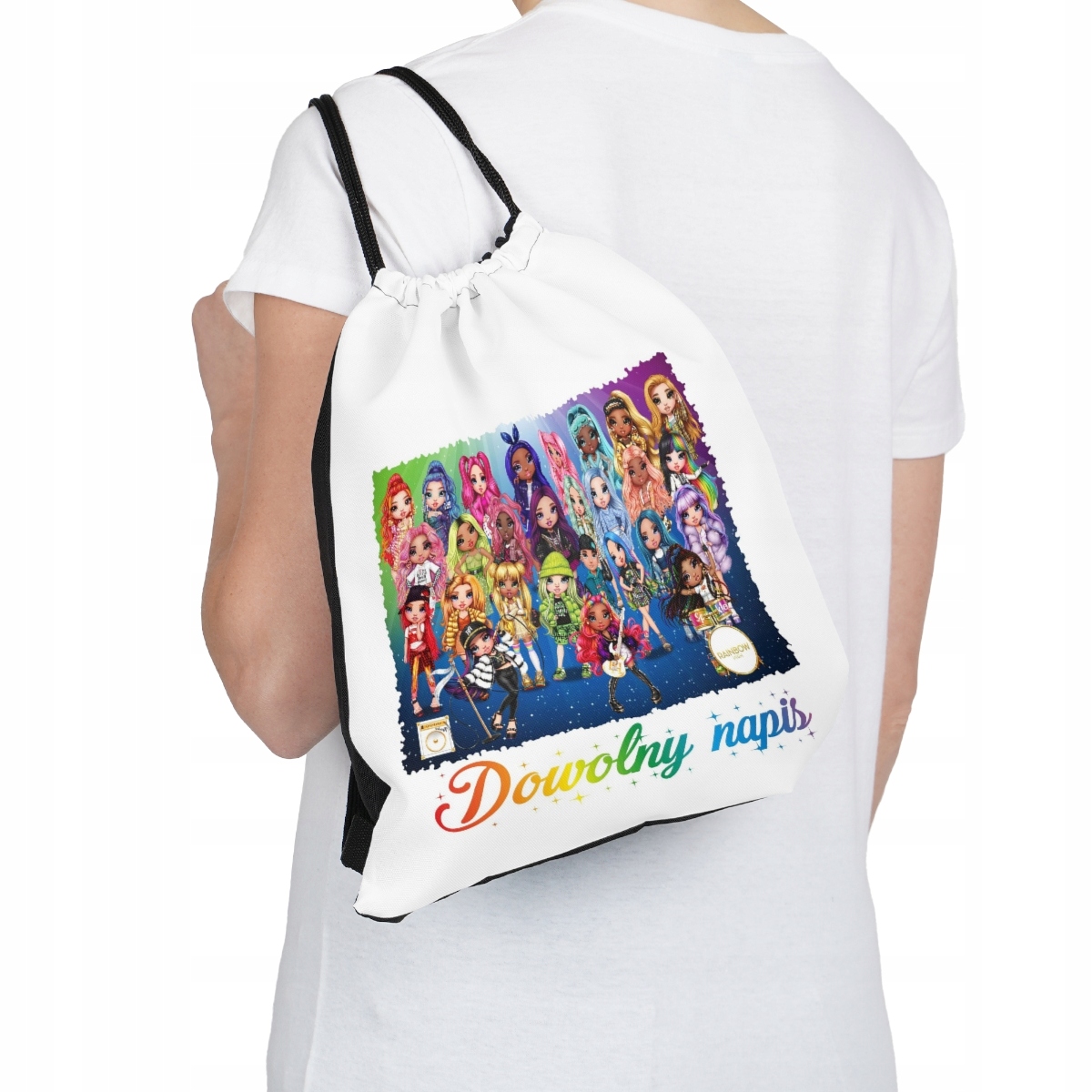 WOREK imię strój kapcie BUTY WF RAINBOW HIGH Kod producenta upominek-prezent