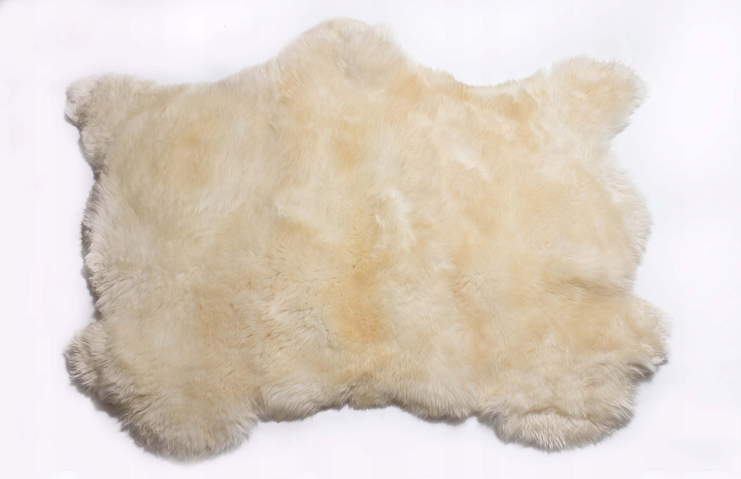 Přehoz z ovčí kůže Koberec Ovčí kůže Tři Sešívané Eko kůže