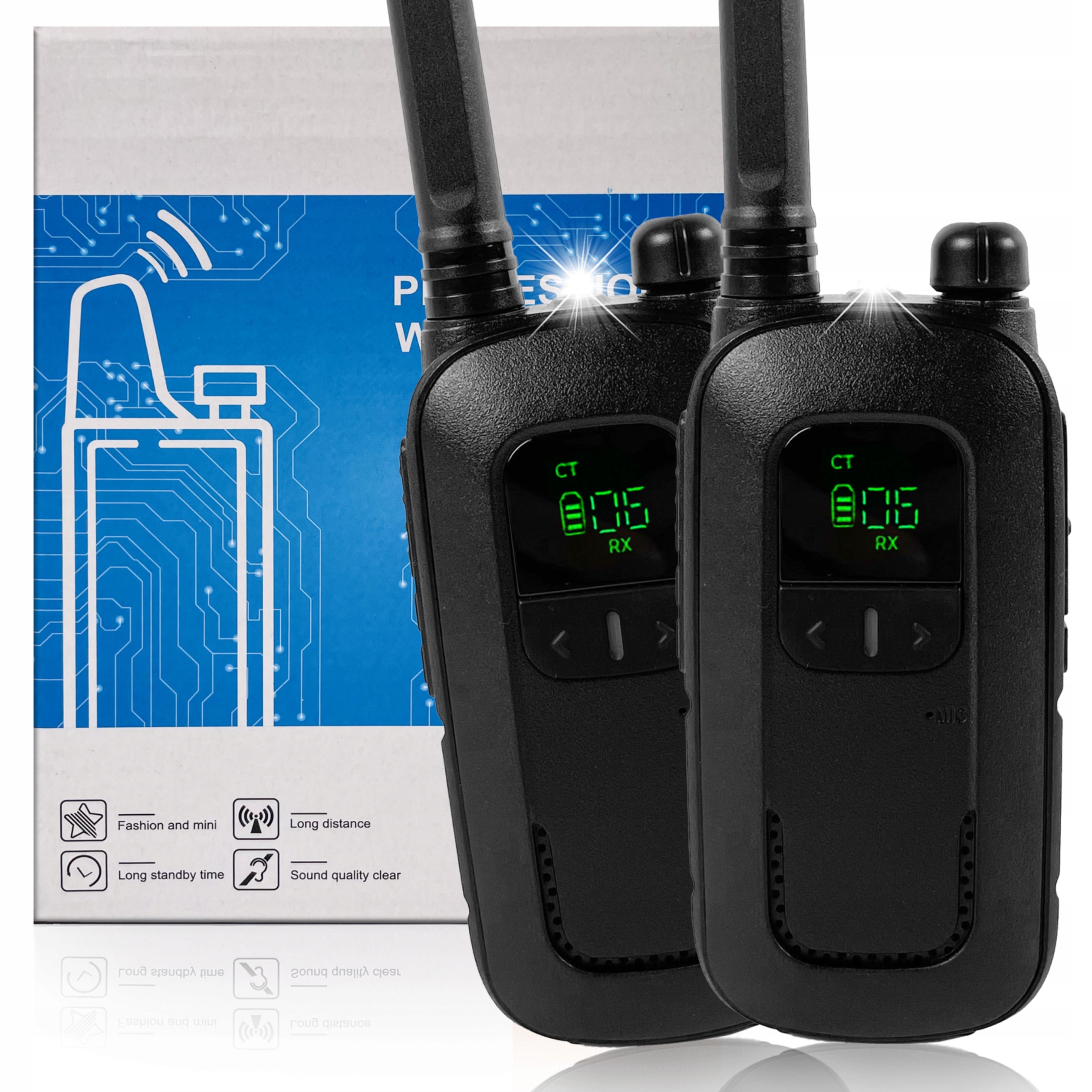 2 x Radiotelefon Baofeng BF-T12 Pl 0,5W