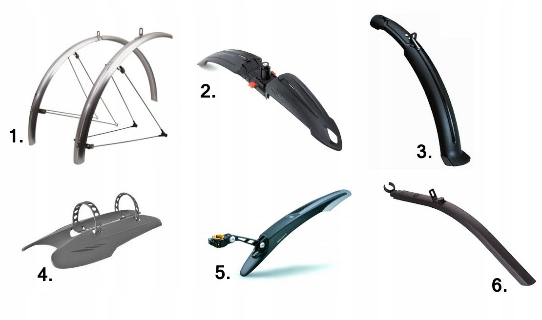 Błotnik rowerowy SIMPLA CROSS+RAPTOR plastik CZARN Rodzaj tylny