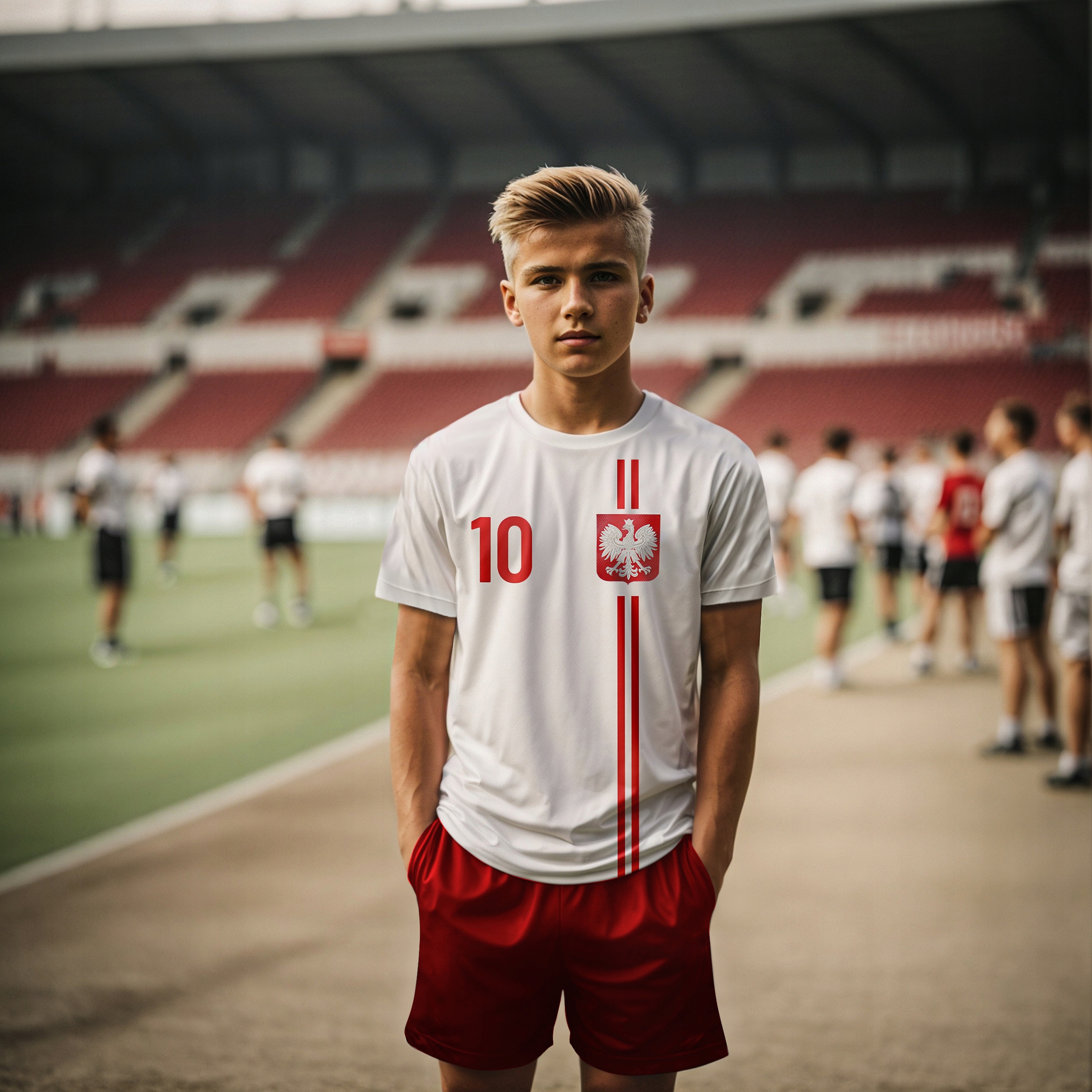 Koszulka Piłkarska Dla Dzieci z Nadrukiem Nazwa drużyny Reprezentacja Polski