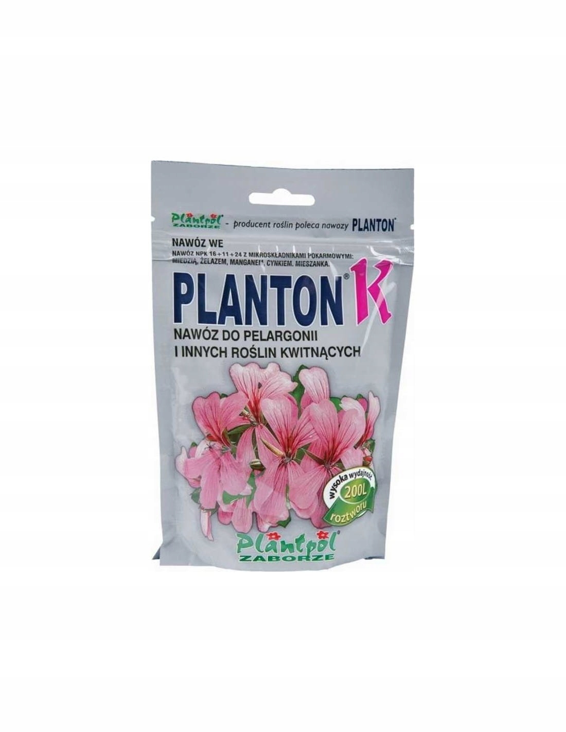 

Planton (k) Nawóz Do Pelargonii I Roślin Kwitnącyc