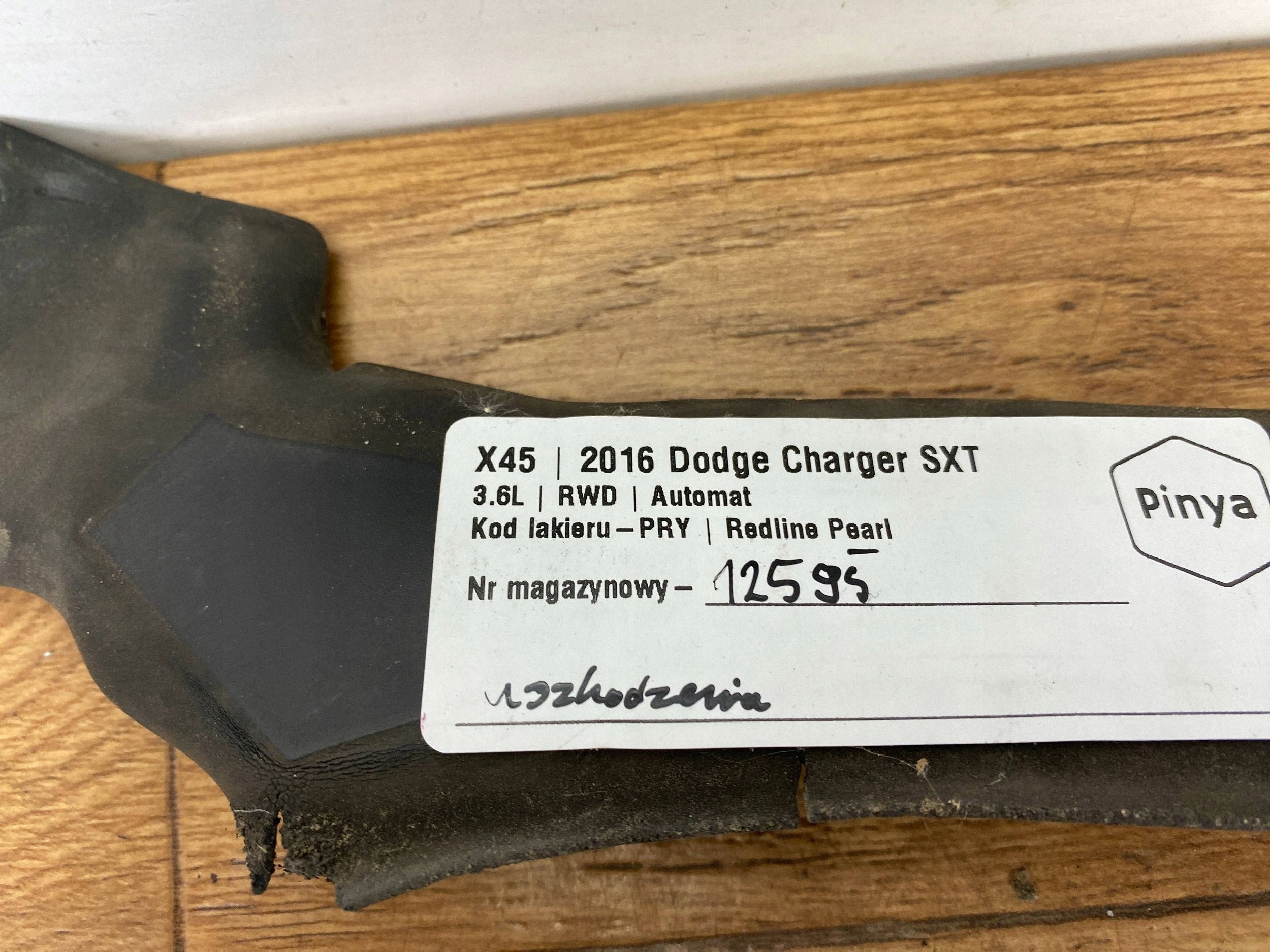 Joint Couvre Feux phare Droit Dodge Charger 2015+