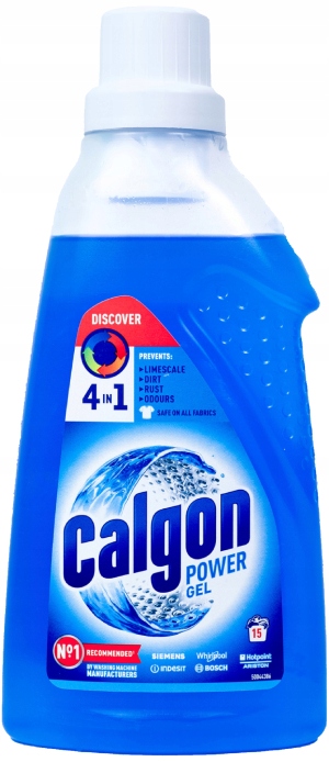 Calgon 4w1 Power Żel Odkamieniacz do Pralki Czyści Chroni 750 ml