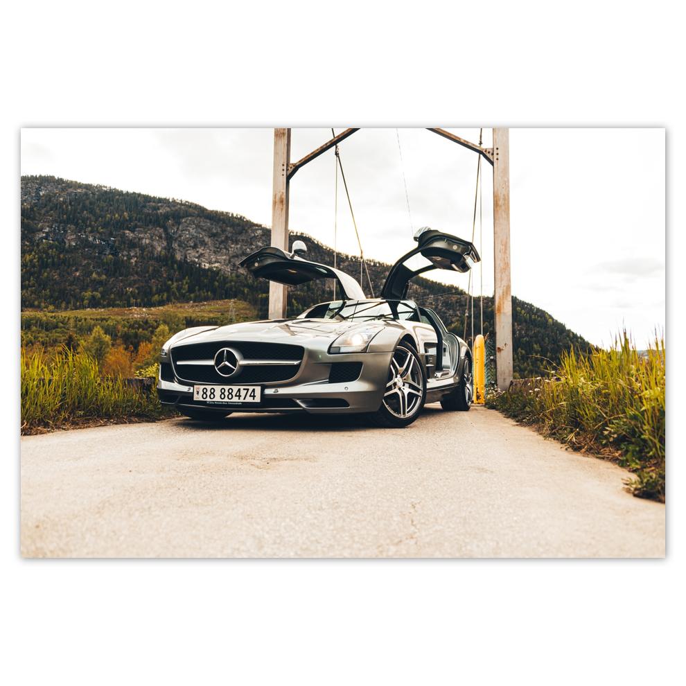 

Plakat 93x62 Mercedes Samochód Auto