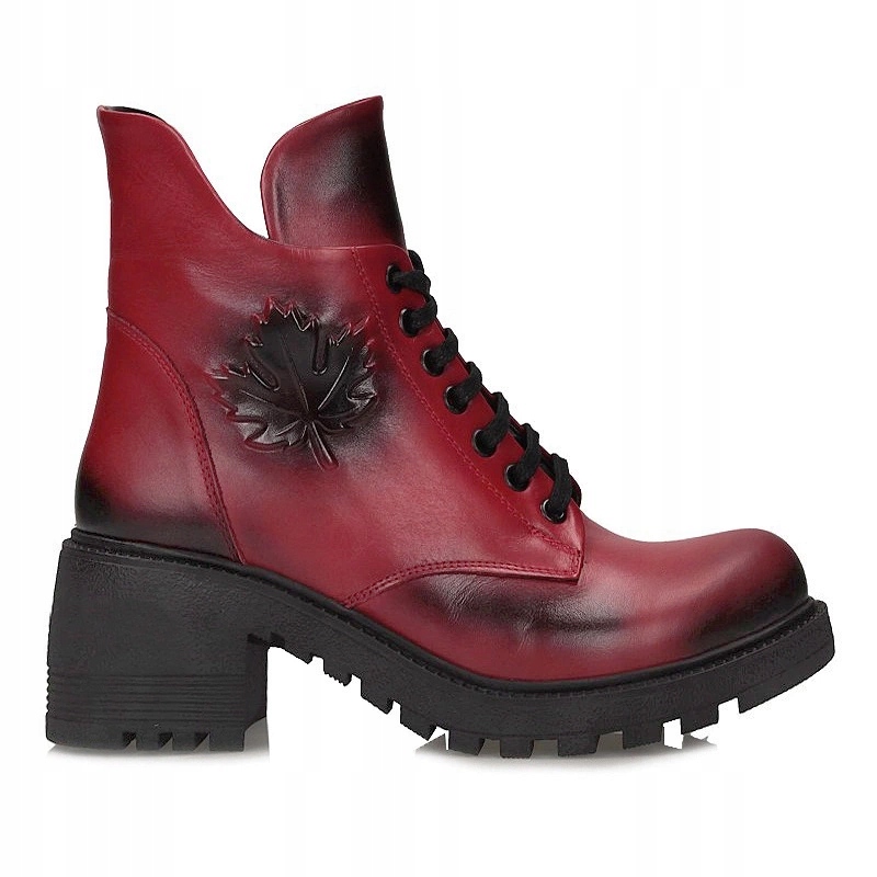 Kotníkové Boty Boty Artiker 53C1123 pohodlné červené