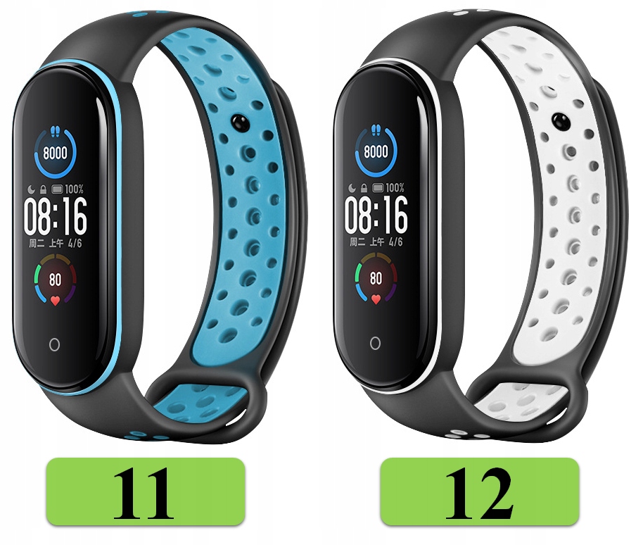 PASEK OPASKA do XIAOMI MI BAND 5/6 21 MEGA KOLORÓW Rodzaj pasek