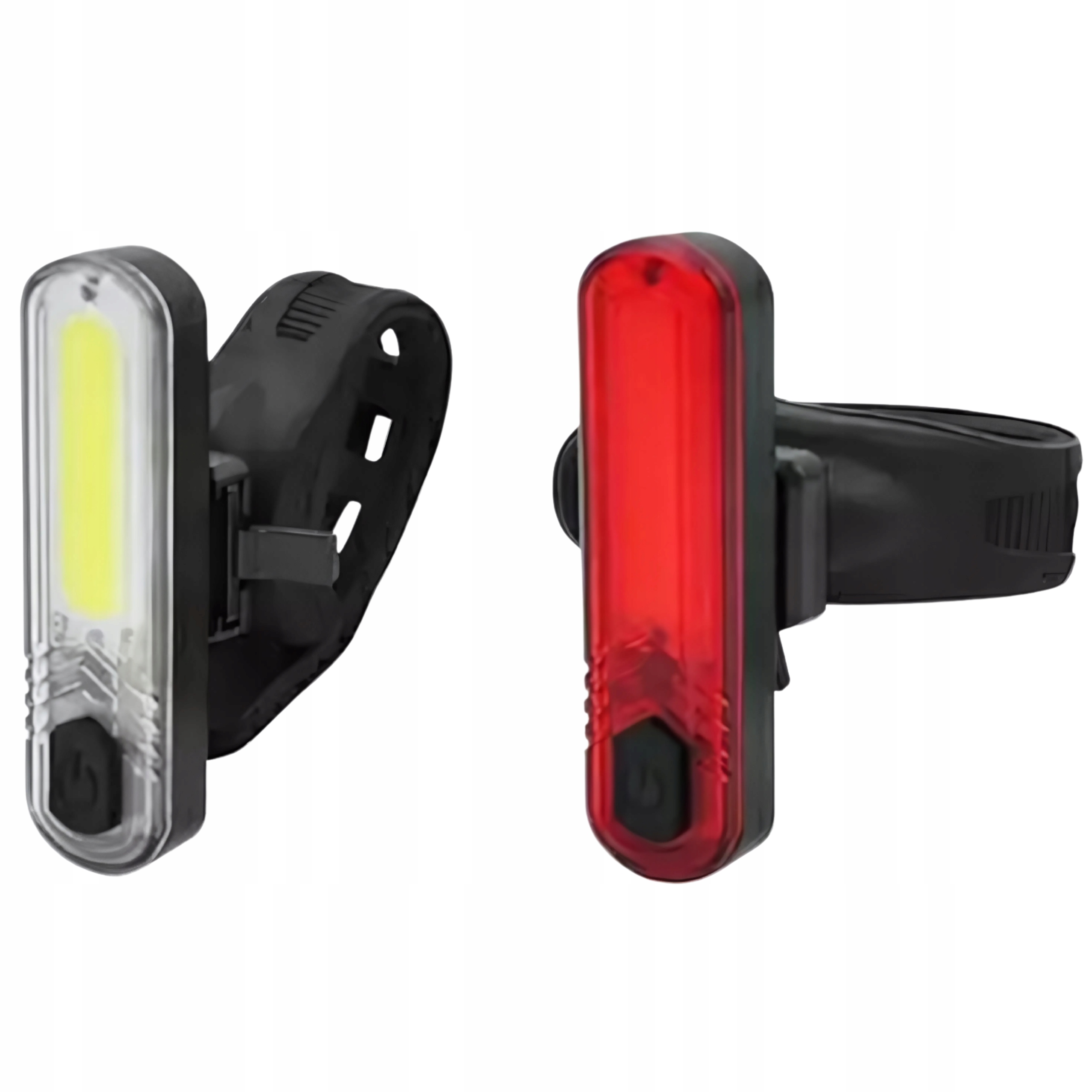 Cyklistická světla Usb Cob Led sada přední zadní 60/30 lm voděodolná
