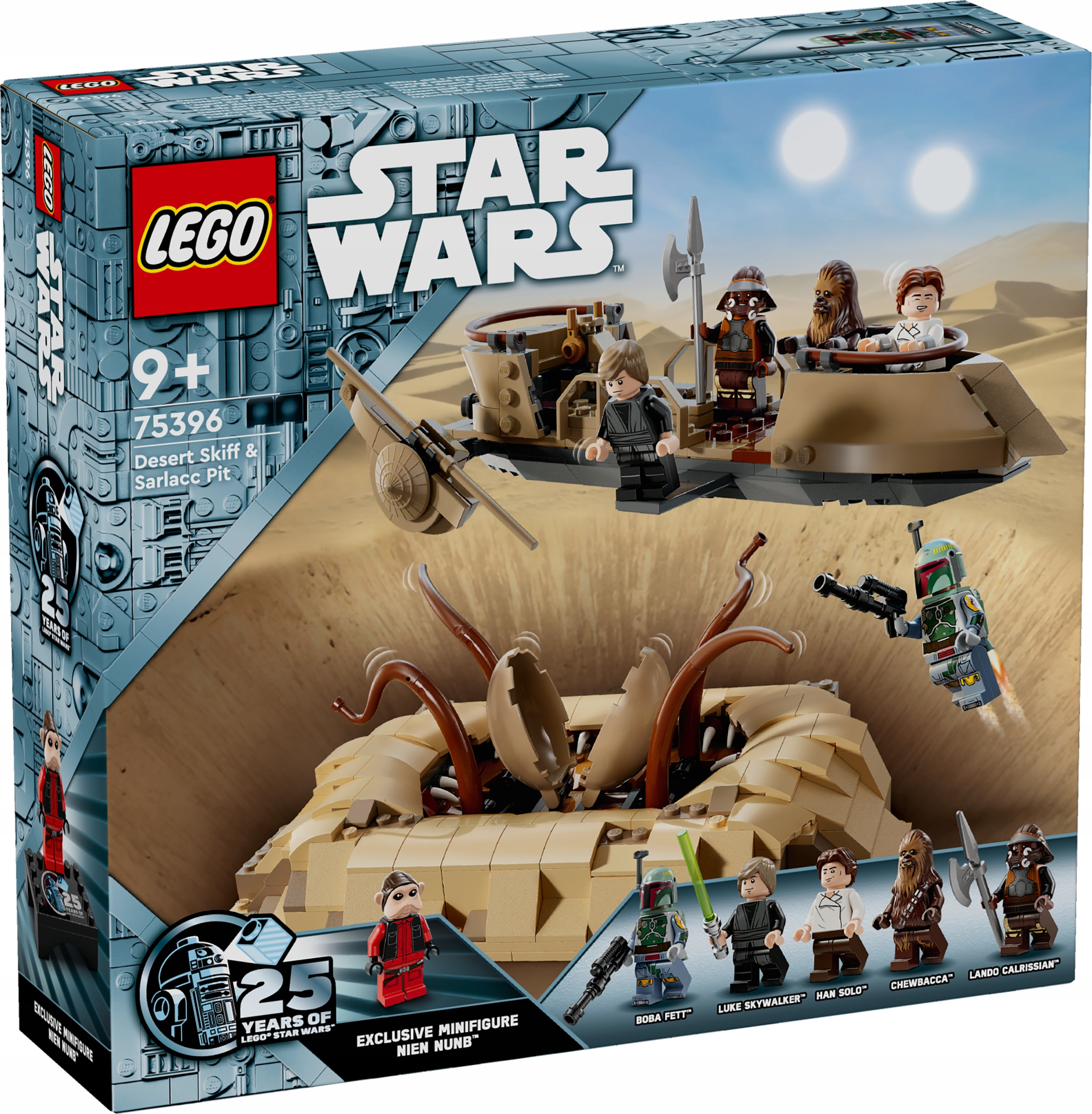 Lego Star Wars Pouštní bárka a jáma sarlacca 75396