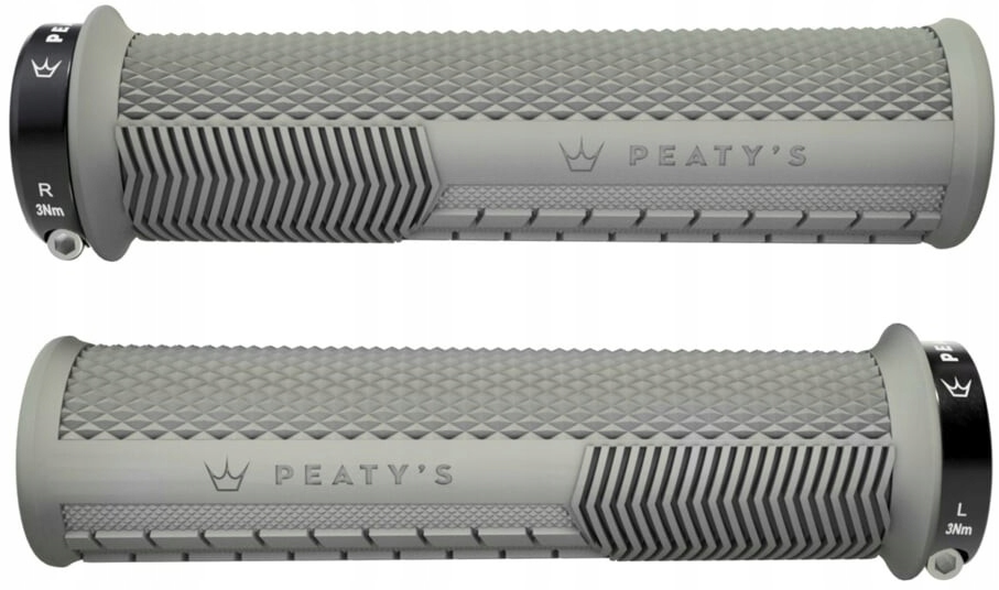 Gripy Rukojeti Peaty's Monarch Knurl Thin 30-32 mm Slate