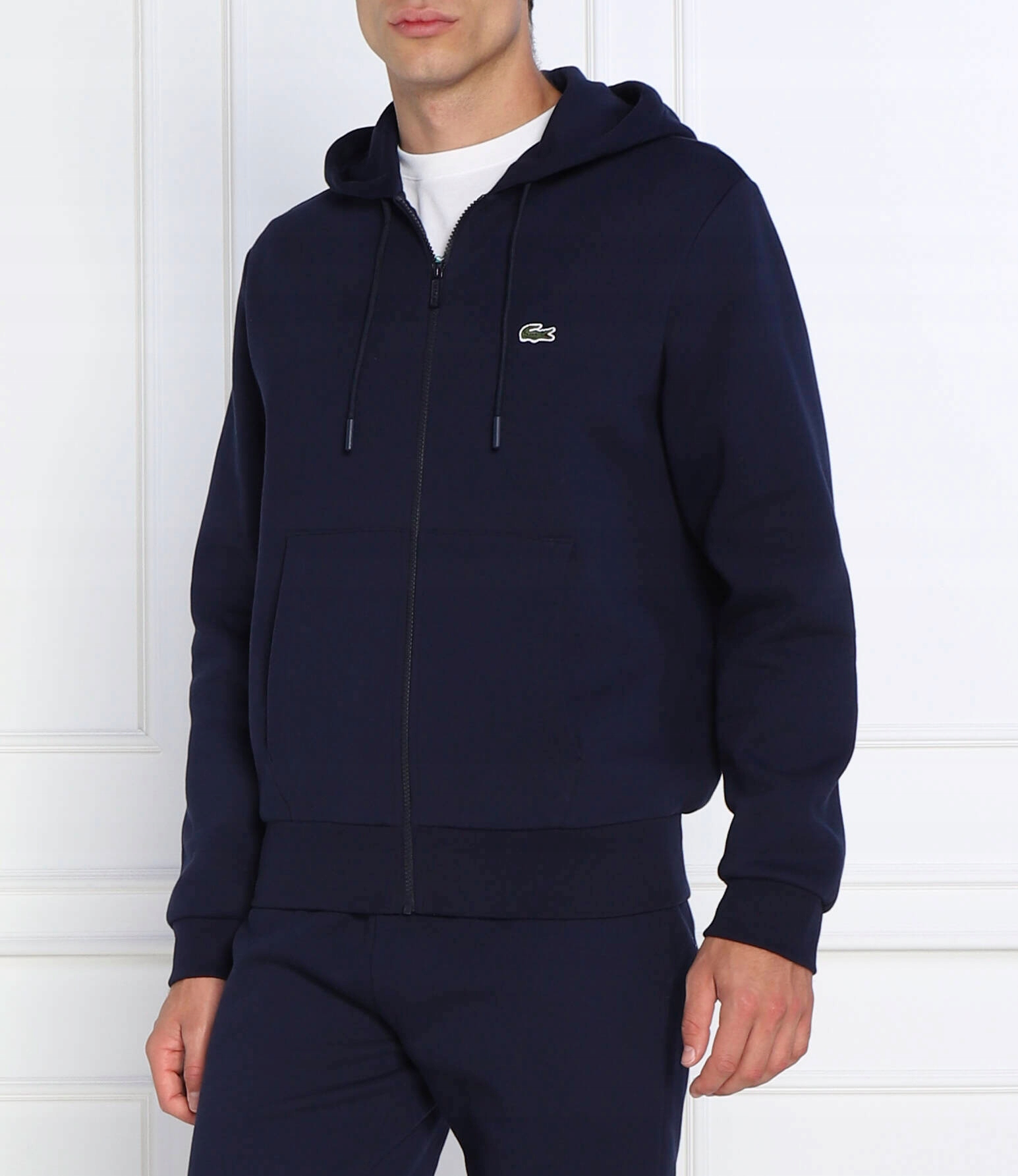 Lacoste pánská rozepínací mikina s kapucí Tmavě modrá SH9626 vel. L originál Top