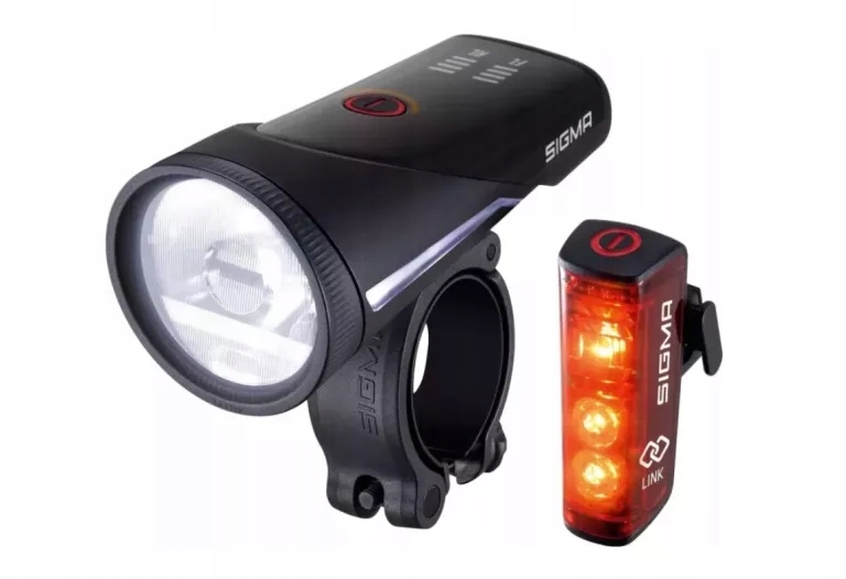 PRZEDNIA LAMPA ROWEROWA LED SIGMA AURA 100 LINK QR LINK USB
