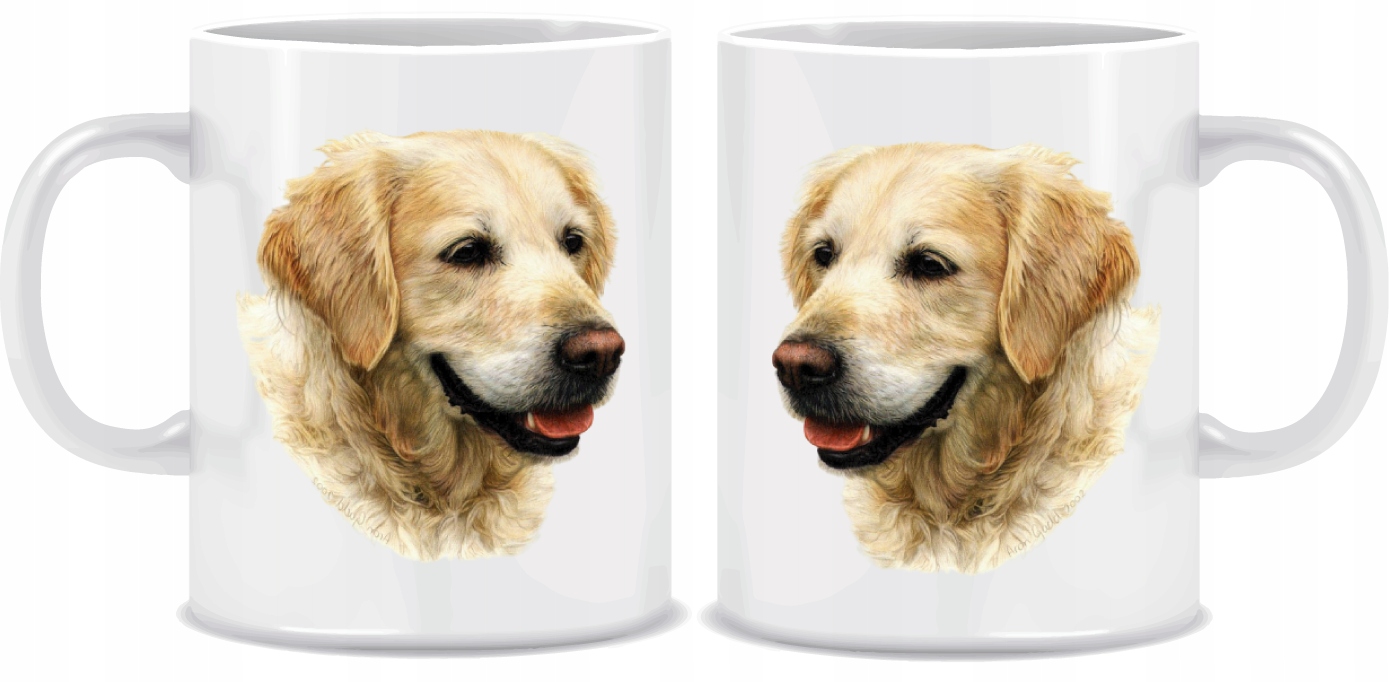 

Kubek z psem Golden Retriever 330 ml + Kartonik