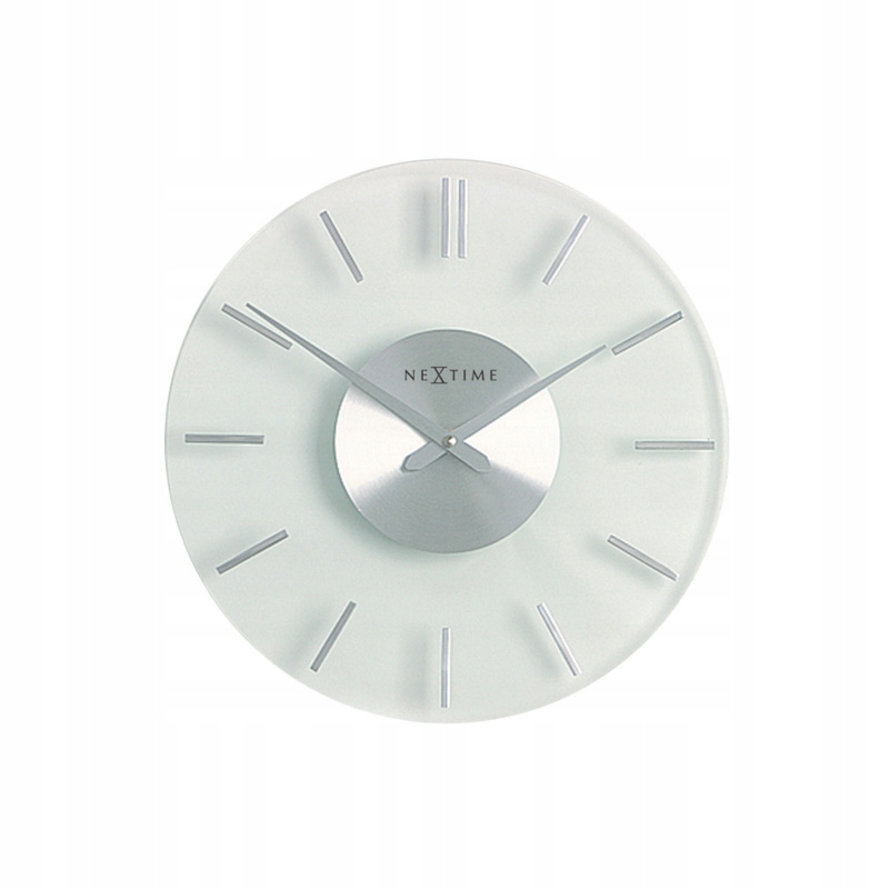Nástenné sklenené hodiny 26 cm Stripe Nextime