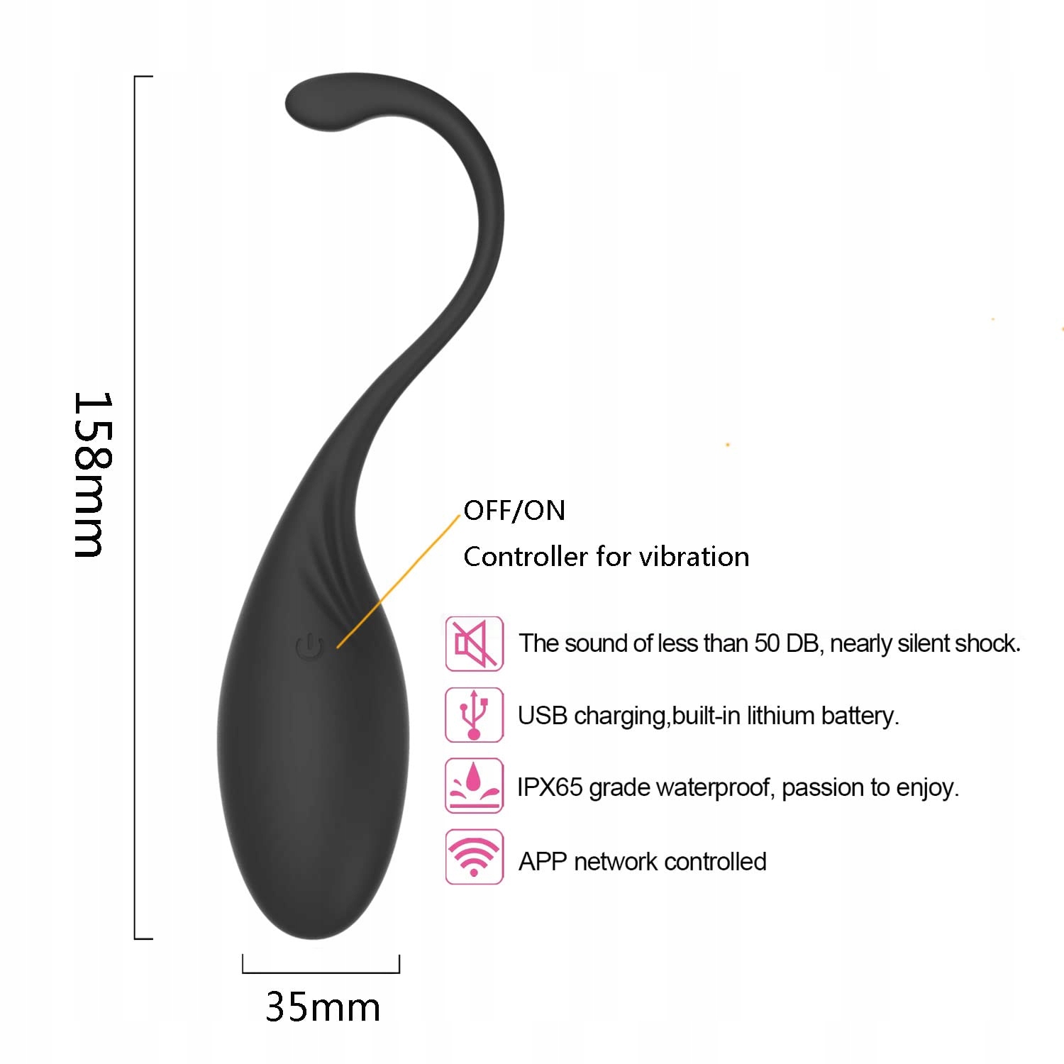 KEGEL BALL KIT Trening Mięśni Kegla Dla Kobiet Kontrola Pęcherza — miniatura 2