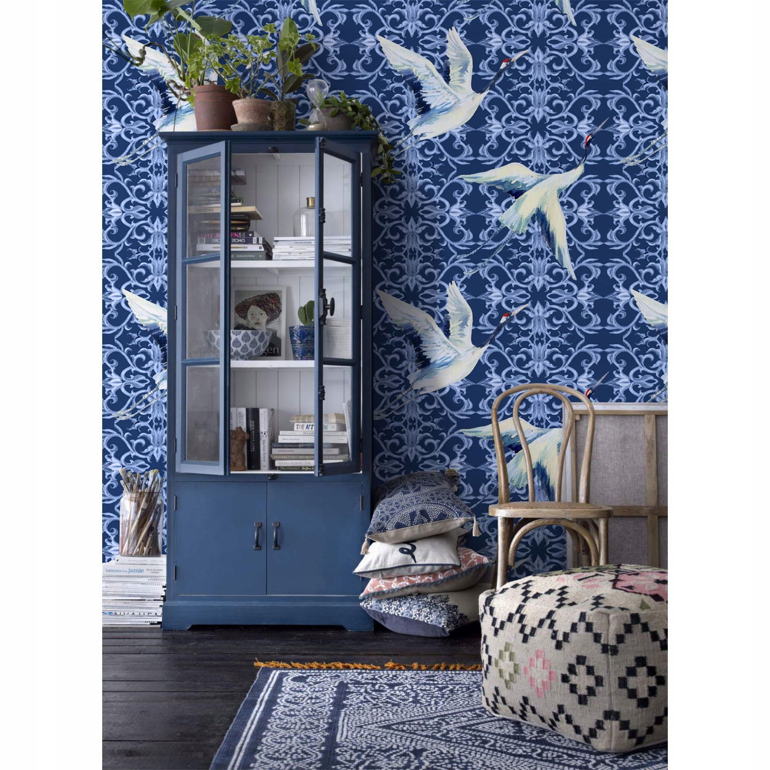 

Fototapeta na flizelinie Chińskie żurawie 208x146