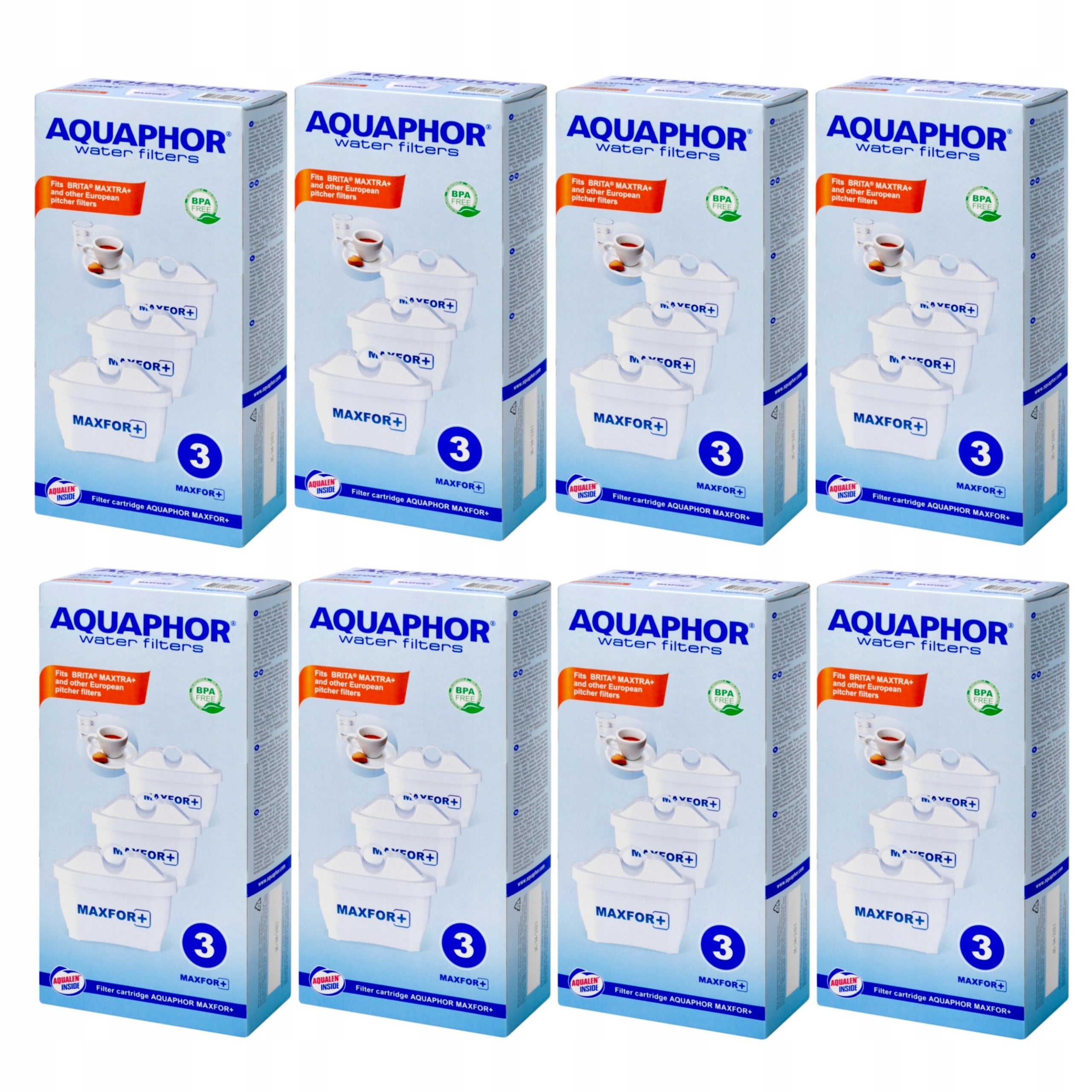 Aquaphor Maxfor+ 24 ks – účinné odstraňování nečistot