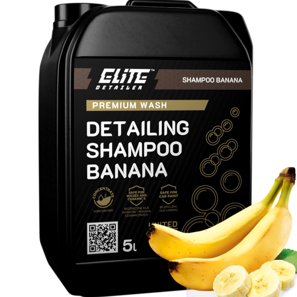 ELITE DETAILER _ DETAILING SHAMPOO BANANA - SZAMPON DO MYCIA AUT 5L _ ED037