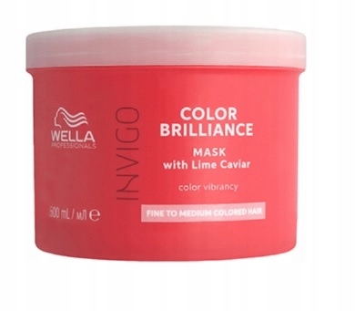 Wella Invigo Color Brilliance Maska Do Włosów Cienkich 500ml