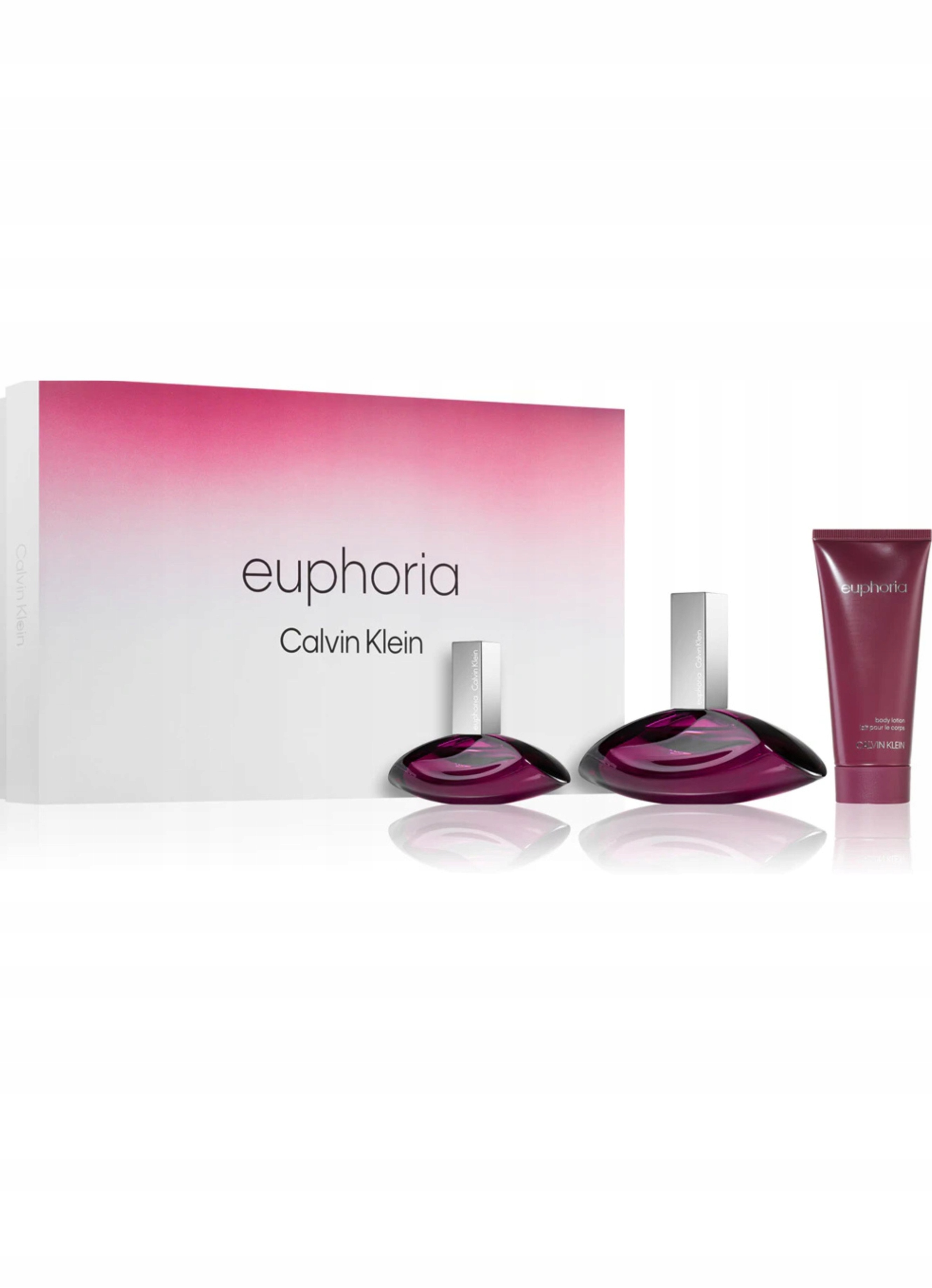 Calvin Klein, Euphoria, zestaw: woda perfumowana 100 ml 30 ml, perfumowan