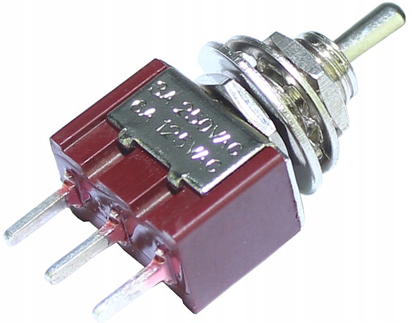 

Przełącznik dźwigienkowy Spdt MTS-102 Pcb lutowany