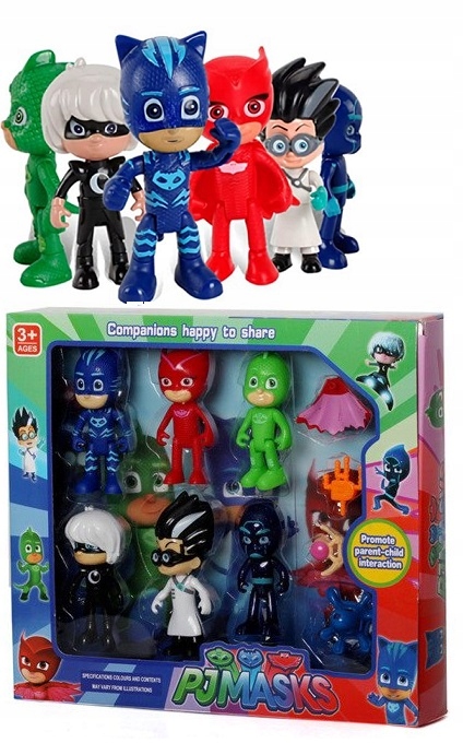 

Figurki Z Bajki Pidżamersi Pjmasks Zestaw 6 Tort