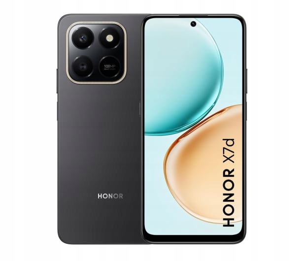 Smartfon Honor X7d 6/128GB Velvet Black 120Hz