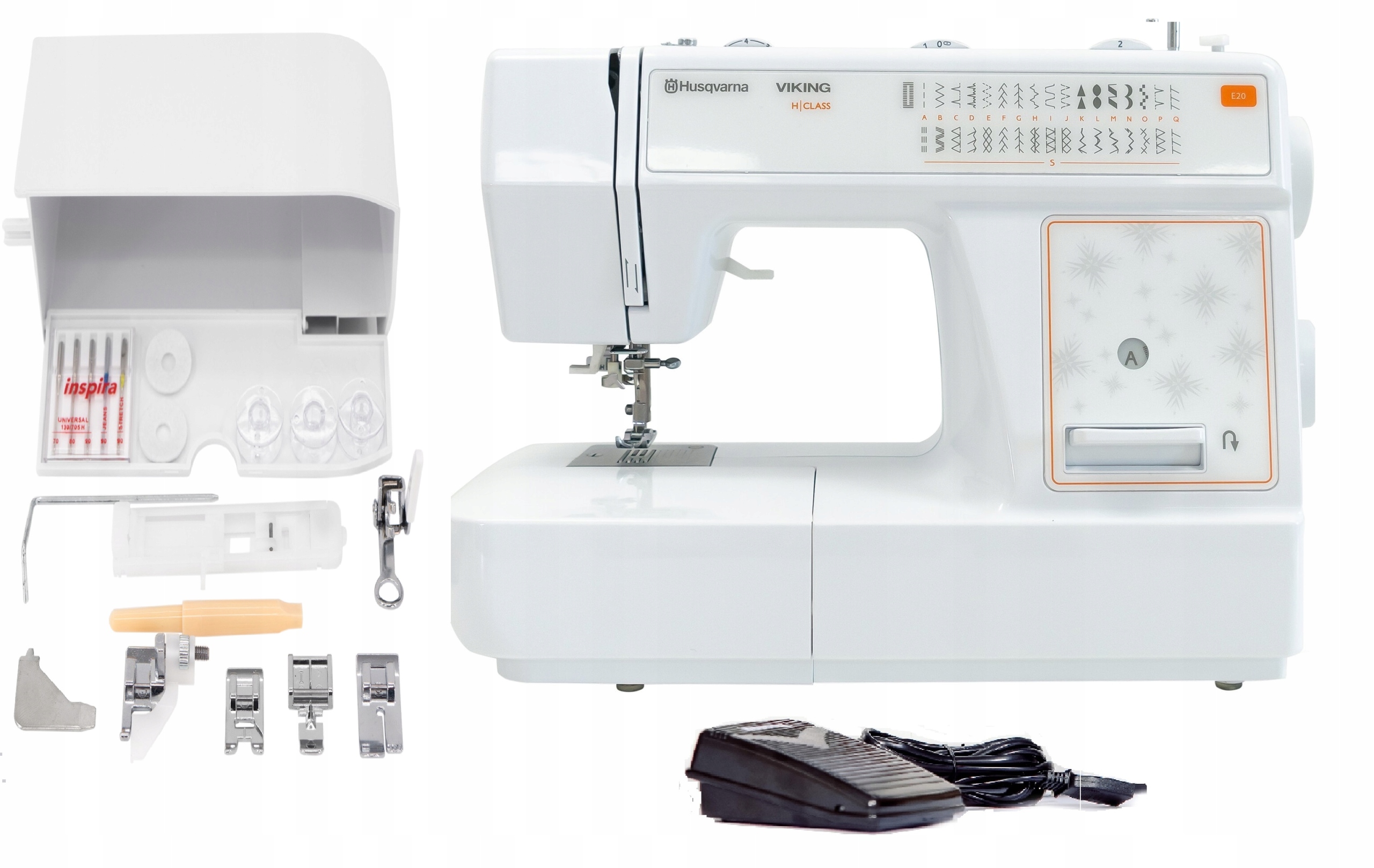 Maszyna Do Szycia Husqvarna Viking E 20 Wyposażenie 32 Programy
