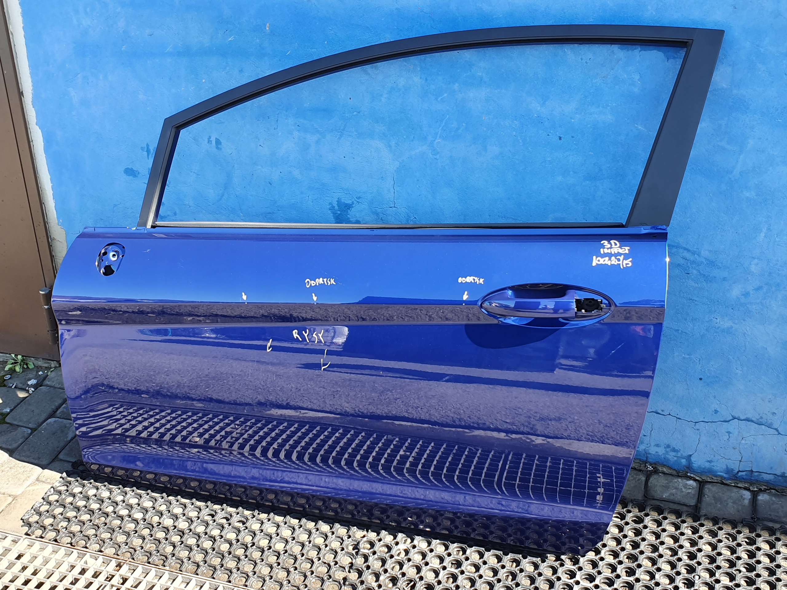 FORD FIESTA MK7 LIFT 2012-2017 3D door left DEEP IMPACT BLUE